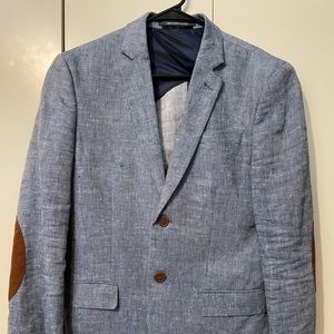 Blazer with elbow patches